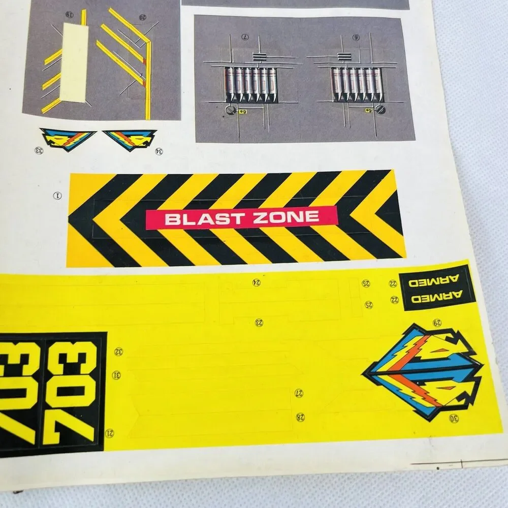 XPander‎ 1989 Galoob sticker sheets